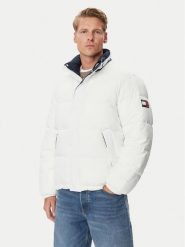 Tommy Jeans Kurtka zimowa Vail Flag DM0DM23728 Kremowy Regular Fit. Białe kurtki męskie Tommy Jeans, na zimę, m, bez wzorów, z jeansu, bez kaptura. Za 949.99 zł.