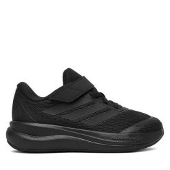 Sneakersy adidas. Czarne trampki i tenisówki chłopięce Adidas, bez wzorów, bez zapięcia. Za 161.99 zł.