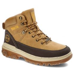 Beżowe Trekkingi Big Star Modne Buty Męskie. Brązowe botki męskie Big Star, na jesień, bez wzorów, z materiału, retro, bez zapięcia. Za 259.00 zł.
