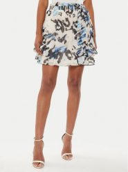 Guess Spódnica mini W4YD57 WDW82 Brązowy Regular Fit. Brązowe spódnice damskie Guess, xl, z aplikacjami, z syntetyku, mini. Za 199.99 zł.