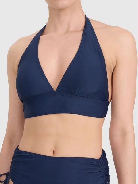 Góra do bikini damska 4F 4FWSS26UBKTF088. Niebieskie bikini damskie 4f, na lato, s, bez wzorów. Za 69.99 zł.