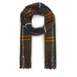 Szalik Barbour. Zielone szaliki i chusty damskie Barbour, bez wzorów. Za 309.99 zł.