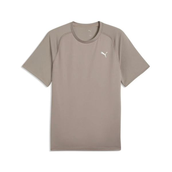 T-shirt wydajny Puma. Brązowe t-shirty męskie Puma, s, bez wzorów, z materiału, sportowe, bez kołnierzyka. Za 151.50 zł.