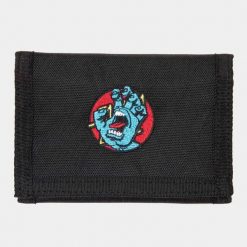 Portfele Santa Cruz Hand Dot Black. Czarne portfele męskie SANTA CRUZ, bez wzorów. Za 105.75 zł.