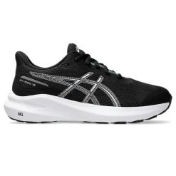 Buty do chodzenia damskie Asics 003 Gt 1000 13 Gs. Czarne obuwie sportowe damskie Asics, bez wzorów, z materiału, do biegania. Za 452.00 zł.