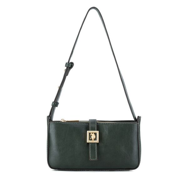 Torebka U.S. Polo Assn. Zielone torebki do ręki damskie U.S. Polo Assn., bez wzorów, klasyczne, bez dodatków. Za 279.99 zł.