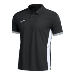 Męska Koszulka Polo Z Krótkim Rękawem DriFit Academy 25. Czarne koszulki polo męskie Nike, m, bez wzorów, z materiału, klasyczne, bez ramiączek. Za 78.65 zł.