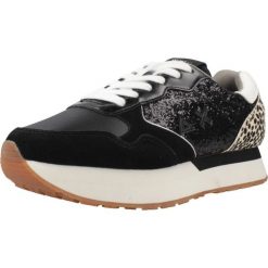 Buty SUN68 KELLY ANIMAL Czarny. Czarne obuwie sportowe damskie SUN68, bez wzorów, ze skóry, na fitness i siłownię. Za 331.99 zł.