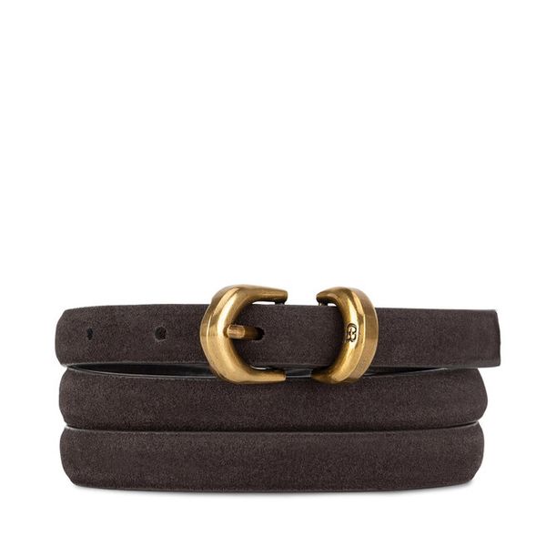 Pasek Damski GINO ROSSI. Brązowe paski damskie Gino Rossi, bez wzorów. Za 99.99 zł.