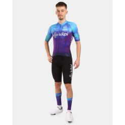 Męska koszulka kolarska Kilpi CORRIDOR-M. Niebieskie buty sportowe męskie Kilpi, bez zapięcia, rowerowe. Za 422.05 zł.