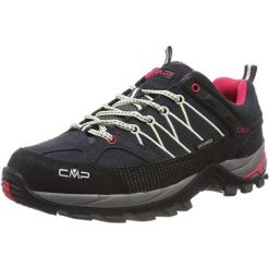 Buty trekkingowe damskie CMP Rigel Low Wmn. Czarne obuwie sportowe damskie CMP, bez wzorów, z materiału, trekkingowe. Za 366.99 zł.