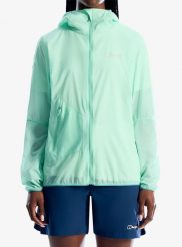 Kurtka przeciwwiatrowa damska Berghaus Pendower Wind Jkt Af. Zielone kurtki damskie Berghaus, bez wzorów, z materiału, bez kaptura. Za 478.49 zł.