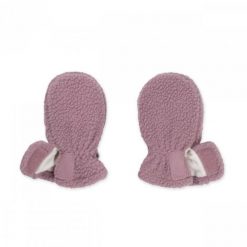 LODGER Mittens Teddy dziecięce rękawiczki Rose 0-12m MTT 107_0-12. Czerwone rękawiczki dziecięce Lodger, bez wzorów. Za 79.51 zł.