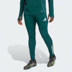 Spodnie Arsenal Tiro 25 Competition Training. Niebieskie spodnie sportowe męskie Adidas, bez wzorów, z dresówki, na fitness i siłownię. Za 279.00 zł.