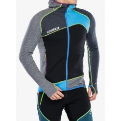 Bluza z kapturem męska Crazy Pull Resolution. Szare bluzy męskie CRAZY, m, bez wzorów, z kapturem, narciarskie. Za 786.99 zł.