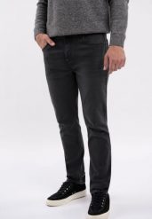 Grafitowe jeansy, Regular Fit, D-JERRY 56. Szare jeansy męskie Volcano. Za 189.99 zł.