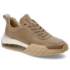Brązowe Sneakersy John Doubare Stylowe Obuwie Męskie. Brązowe półbuty na co dzień męskie John Doubare, eleganckie, bez zapięcia. Za 799.00 zł.