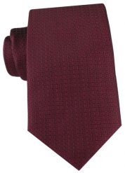 Bordowy Krawat z Drobną Strukturą Materiału - Alties. Czerwone krawaty i muchy Alties, bez wzorów, z tkaniny, eleganckie. Za 55.00 zł.