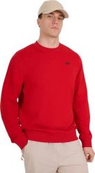 4f Bluza męska 4F M1767 czerwona 4FWMM00TSWSM1767 062S L. Czerwone bluzy męskie 4f, l, bez wzorów, bez kaptura. Za 133.68 zł.