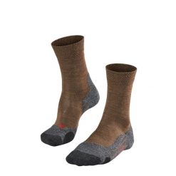 Skarpetki Falke TK2 Melange. Brązowe skarpety męskie Falke, bez wzorów. Za 139.00 zł.