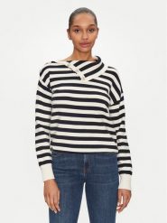 Morgan Sweter 251-MOUETTE Czarny Regular Fit. Czarne swetry damskie Morgan, l, bez wzorów, z syntetyku, bez kołnierzyka, bez ramiączek, bez kaptura. Za 179.99 zł.