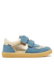 Mrugała Sneakersy 3312/5-62 Niebieski. Niebieskie buty sportowe dziewczęce Mrugała, bez wzorów, ze skóry, bez zapięcia. Za 249.99 zł.