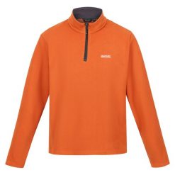 Bluza Polarowa z suwakiem Męska Thompson. Brązowe bluzy męskie Regatta, na zimę, m, bez wzorów, z polaru, bez kaptura. Za 73.99 zł.