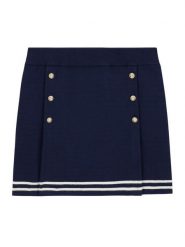 Guess Spódnica mini J6BD02 Z1277 Granatowy Regular Fit. Niebieskie spódniczki dla dziewczynek Guess, z aplikacjami, mini. Za 194.99 zł.