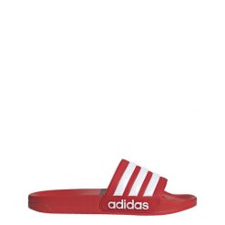 Adilette Shower Slides. Białe klapki damskie Adidas, bez wzorów. Za 119.00 zł.