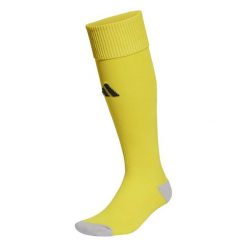 Getry piłkarskie Adidas Milano 23. Żółte legginsy sportowe męskie Adidas, bez wzorów, z elastanu, do piłki nożnej. Za 32.89 zł.