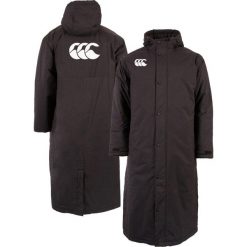 Parka Canterbury Club Subs. Czarne parki męskie CANTERBURY, na zimę, bez wzorów, z dresówki, sportowe, bez kaptura. Za 674.00 zł.