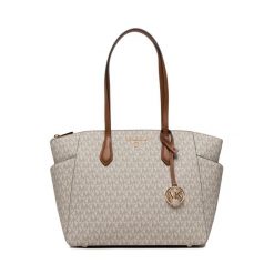 Torebka MICHAEL Michael Kors. Brązowe torebki do ręki damskie MICHAEL Michael Kors, bez wzorów, klasyczne, bez dodatków. Za 949.99 zł.