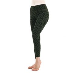 Venus - Legginsy termoaktywne (100% Merino / 230g/m²). Zielone bielizna termoaktywna damska WOOLONA, m, bez wzorów, z wełny, bez ramiączek. W wyprzedaży za 351.00 zł.