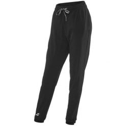 Spodnie dresowe damskie Babolat Play Pant do tenisa. Czarne spodnie dresowe damskie BABOLAT, bez wzorów, z dresówki. Za 249.00 zł.