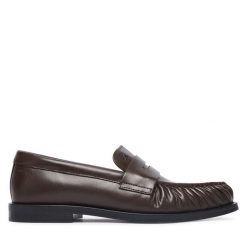 Lordsy Calvin Klein. Brązowe mokasyny damskie Calvin Klein. Za 649.99 zł.