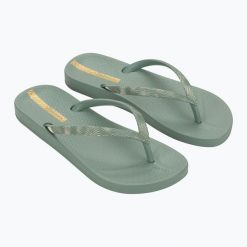 Japonki damskie Ipanema Mesh IX. Brązowe klapki damskie Ipanema, bez wzorów, z meshu, bez obcasa. Za 79.99 zł.