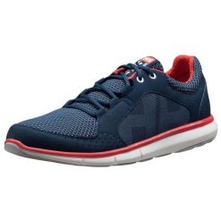 Buty outdoor damskie Helly Hansen Ahiga V4 Hydropower. Niebieskie trekkingi damskie Helly Hansen, outdoorowe. W wyprzedaży za 375.00 zł.