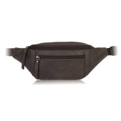 Saszetka męska skórzana nerka na pas brązowa vintage pojemna Paolo Peruzzi AY-29-HBR. Brązowe saszetki męskie ze skóry, eleganckie. Za 139.00 zł.