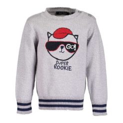 Blue Seven Chłopięcy Sweter Z Kotem, 62, Szary. Swetry dla chłopców marki Blue Seven. Za 69.00 zł.