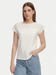 Vero Moda Bluzka Janni 10340707 Biały Regular Fit. Białe bluzki damskie Vero Moda, xs, bez wzorów, z bawełny, bez kołnierzyka, bez ramiączek. Za 109.99 zł.