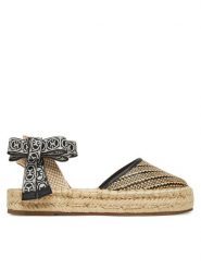 Coccinelle Espadryle E4 SRK 22 02 01 Beżowy. Brązowe sandały damskie Coccinelle, bez wzorów, z materiału, bez obcasa, bez zapięcia. Za 439.99 zł.