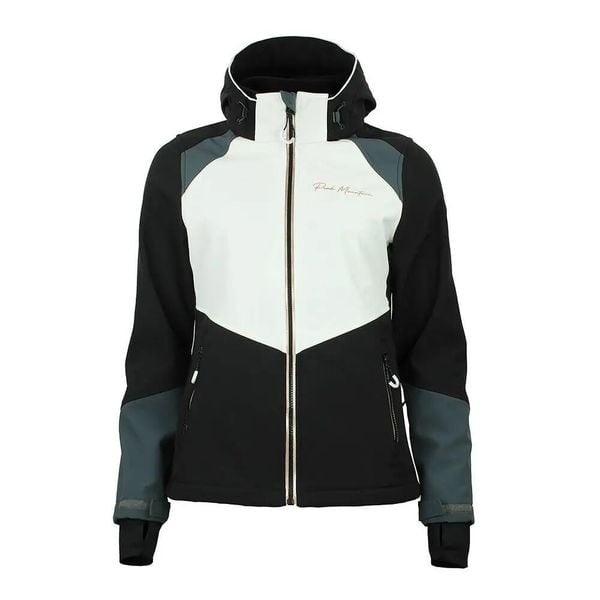 Kurtka damska Peak Mountain Softshell Ametisffb. Czarne kurtki damskie Peak Mountain, m, z aplikacjami, z elastanu. Za 349.00 zł.
