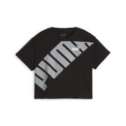 Puma Koszulka Power Short Lenght 67985301. Czarne koszulki sportowe damskie Puma, m, bez wzorów, z bawełny, bez kołnierzyka, bez ramiączek. Za 67.99 zł.
