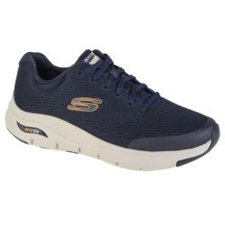 Buty sportowe męskie Skechers Arch Fit. Czarne buty sportowe męskie Skechers, bez zapięcia. Za 490.00 zł.