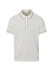 Lacoste koszulka polo Mężczyźni Bawełna biały, 4. Białe koszulki polo męskie Lacoste, l, bez wzorów, z bawełny, sportowe, bez ramiączek. Za 699.95 zł.