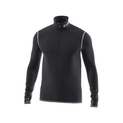 Koszulka z długim rękawem i zamkiem błyskawicznym 1/2 Löffler Windstopper® Trans. Czarne bluzki z długim rękawem męskie LOFFLER, l, bez wzorów, bez kołnierzyka. Za 469.00 zł.