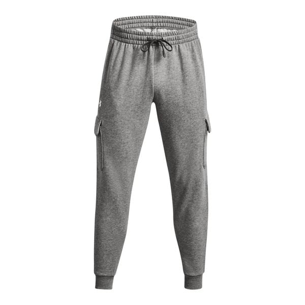 Spodnie dresowe cargo Under Armour Rival Fleece. Białe buty sportowe męskie Under Armour, l, bez wzorów, z bawełny, na fitness i siłownię. Za 260.05 zł.