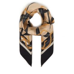 Chusta Elisabetta Franchi. Brązowe szaliki i chusty damskie Elisabetta Franchi, bez wzorów. Za 599.99 zł.