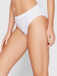 Chantelle Figi brazylijskie z wysokim stanem Comfort C15P50 Biały. Białe figi damskie Chantelle, l, bez wzorów, z bawełny. Za 109.99 zł.