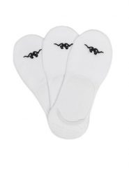 Kappa Stopki KR_LOST_SS25 (3-PACK) Biały. Białe skarpety męskie Kappa, bez wzorów, z materiału. Za 29.99 zł.